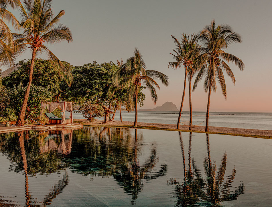 Vogelperspektive auf das Ayurveda Boutique-Hotel Haritha Villas + Spa, Sri Lanka