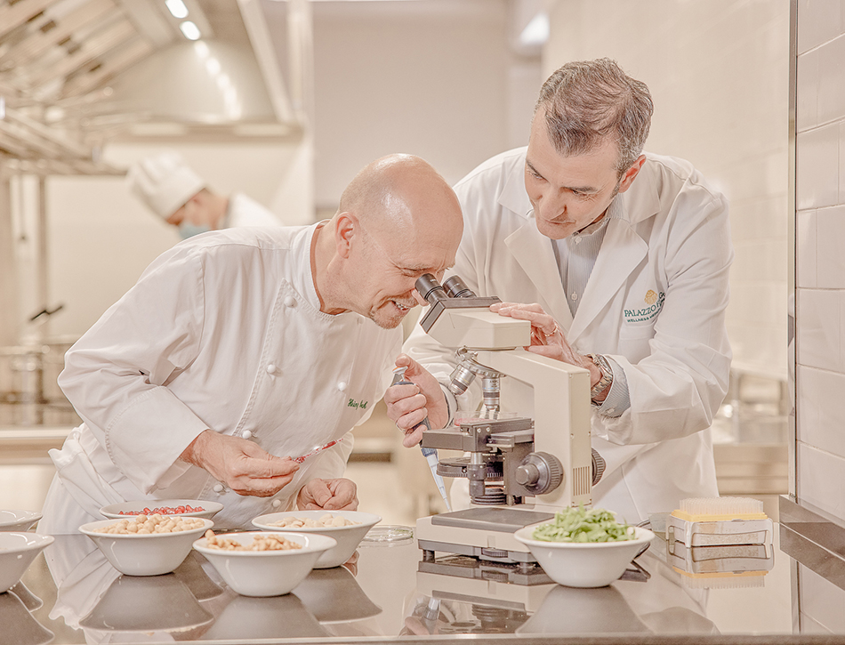Heinz Beck entwickelte die Spa Cuisine im Palazzo Fiuggi, Italien