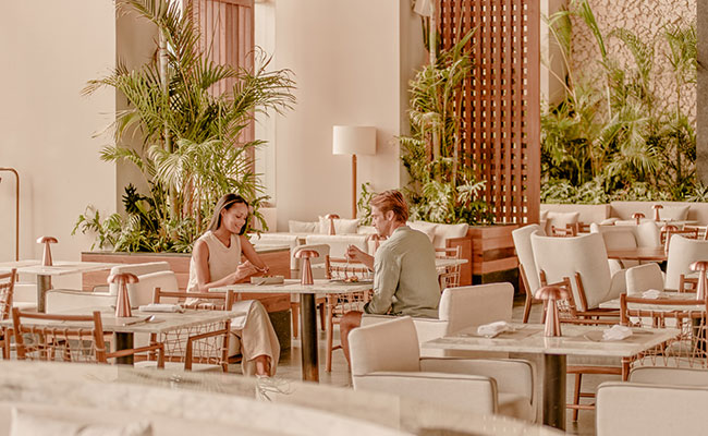 Detox Restaurant in der SHA Wellness Clinic Mexico
